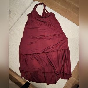 GO Couture Large Maroon Dress